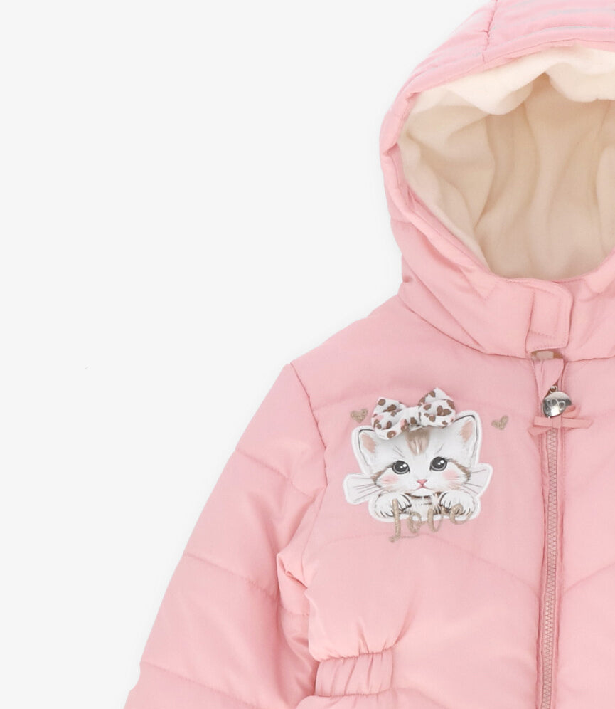 Saquito recien nacida acolchado 0 meses / Rosado