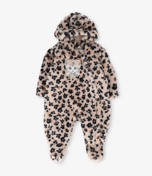 Saquito recien nacida animal print 0 meses / Beige