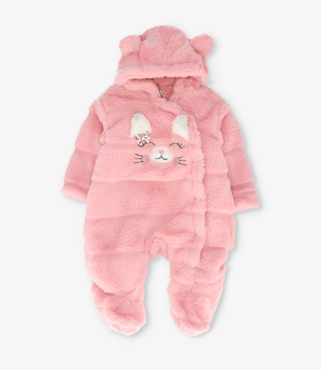 Saquito recien nacida con gatito 0 meses / Rosado