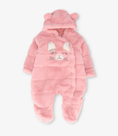 Saquito recien nacida con gatito 0 meses / Rosado