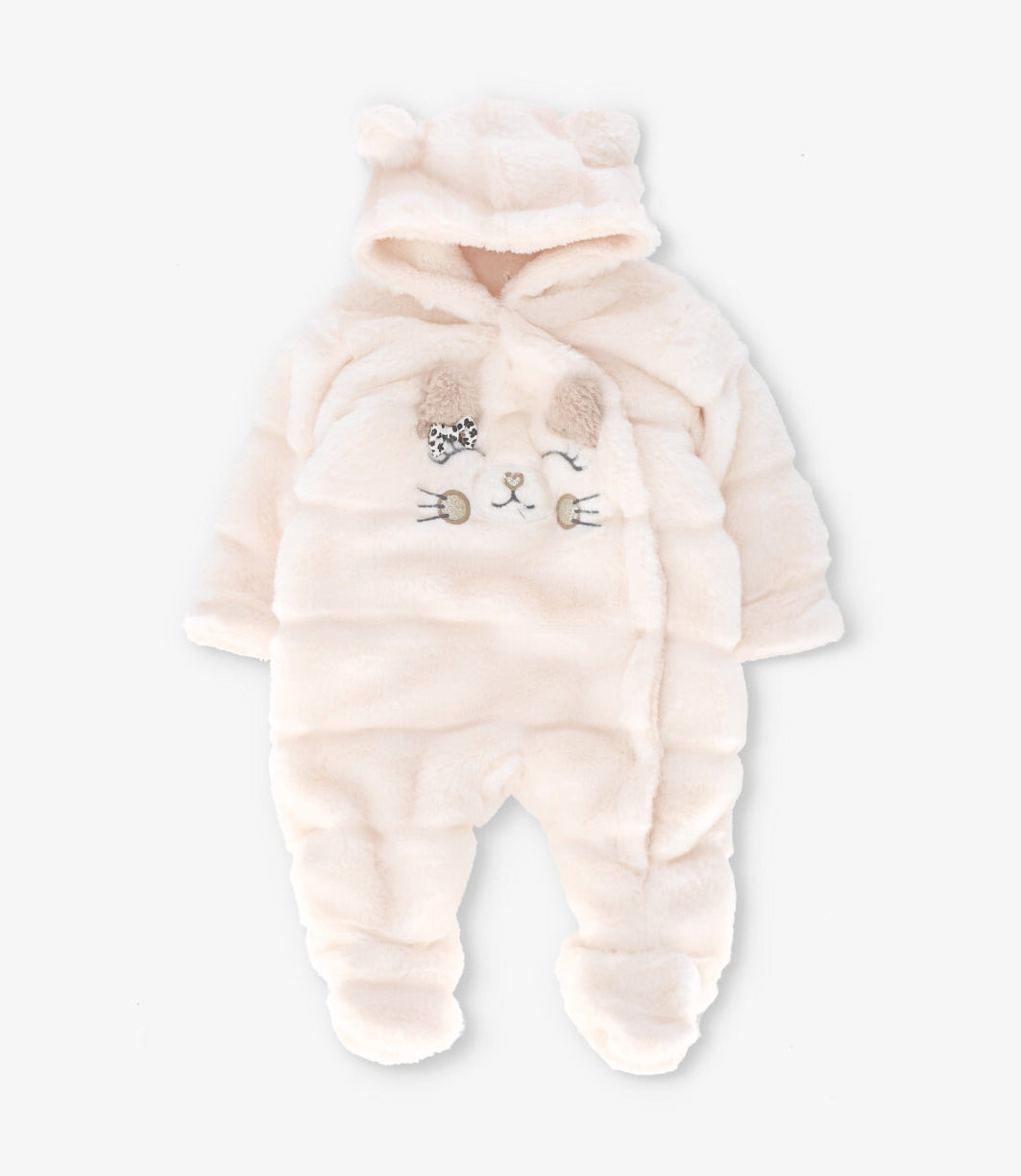 Saquito recien nacida con gatito 0 meses / Crudo