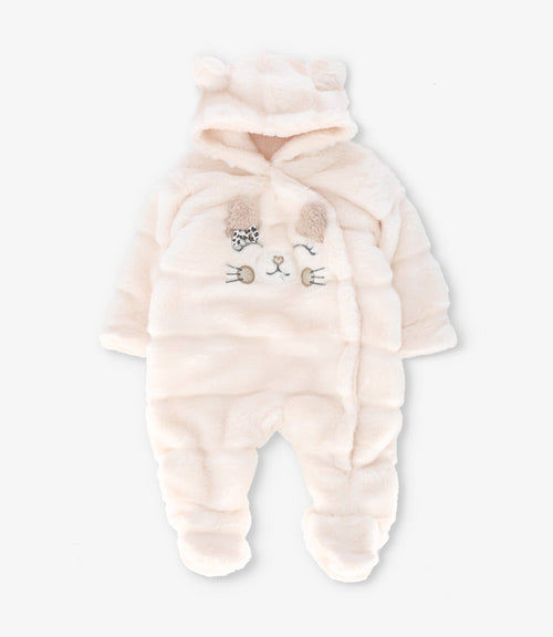 Saquito recien nacida con gatito 0 meses / Crudo