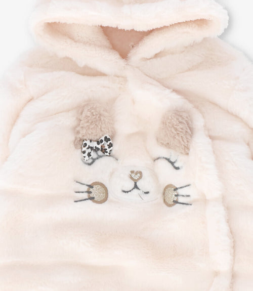 Saquito recien nacida con gatito 0 meses / Crudo