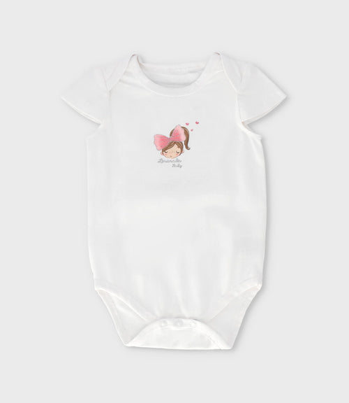 Pack body recién nacida 3 unidades 0 meses / Coral