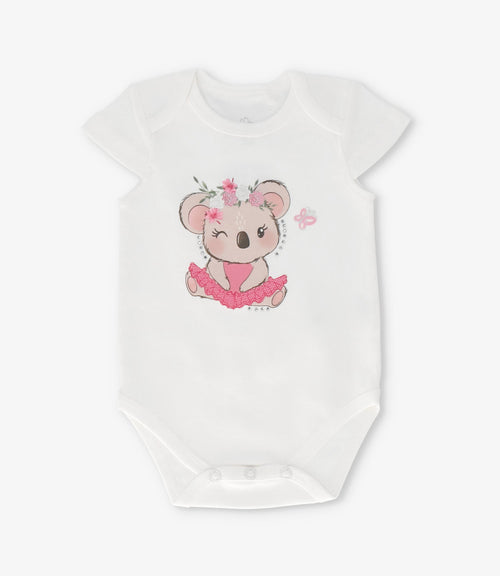Pack body recién nacida 5 unidades 0 meses / Rosado