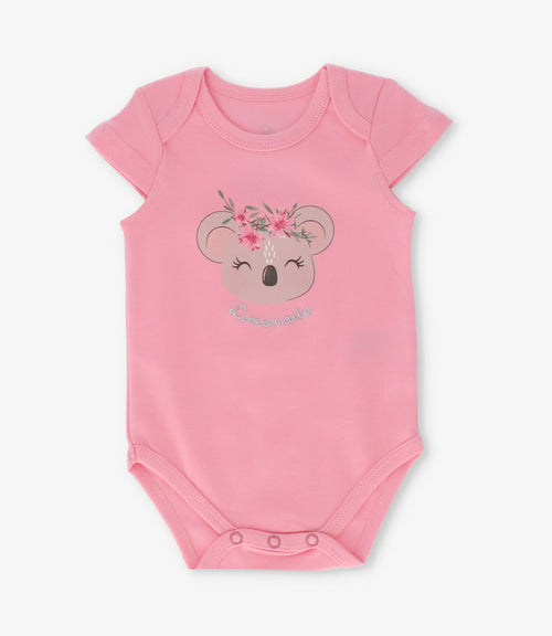 Pack body recién nacida 5 unidades 0 meses / Rosado