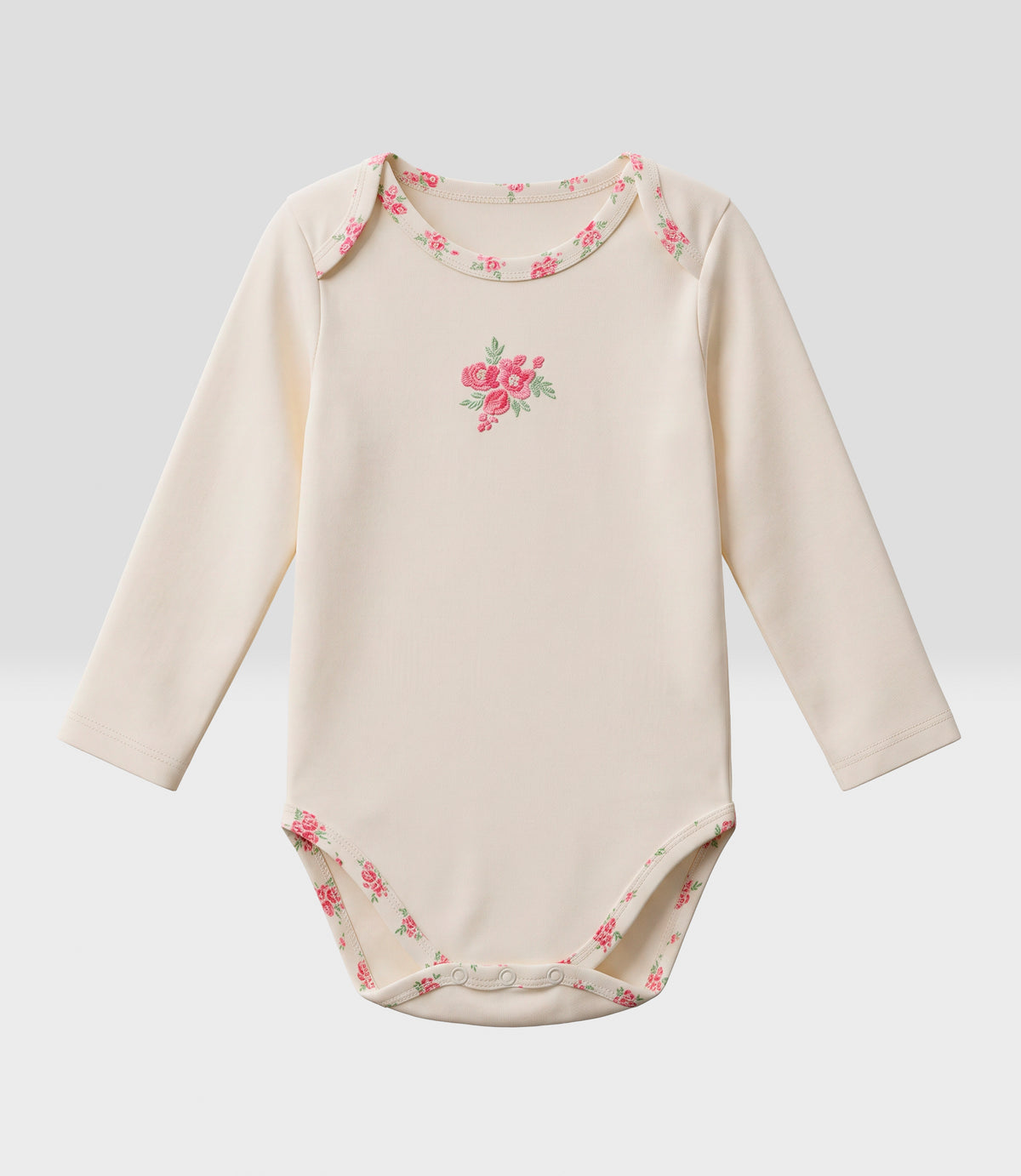 Pack body recién nacida 3 unidades 0 meses / Coral