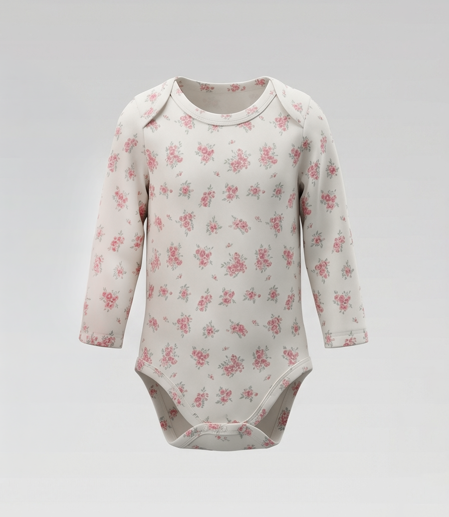 Pack body recién nacida 3 unidades 0 meses / Coral