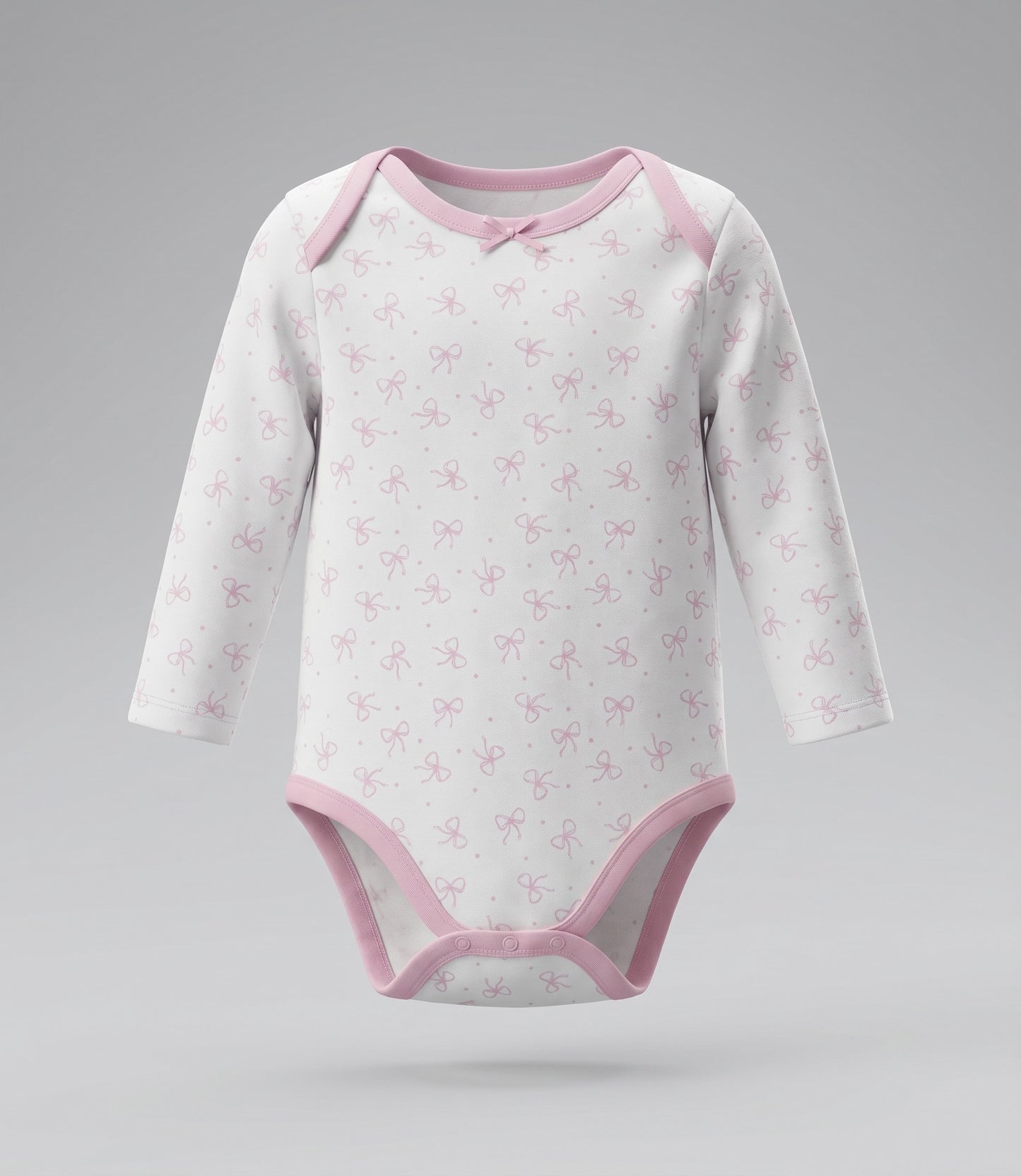 Pack body recién nacida 3 unidades 0 meses / Rosado