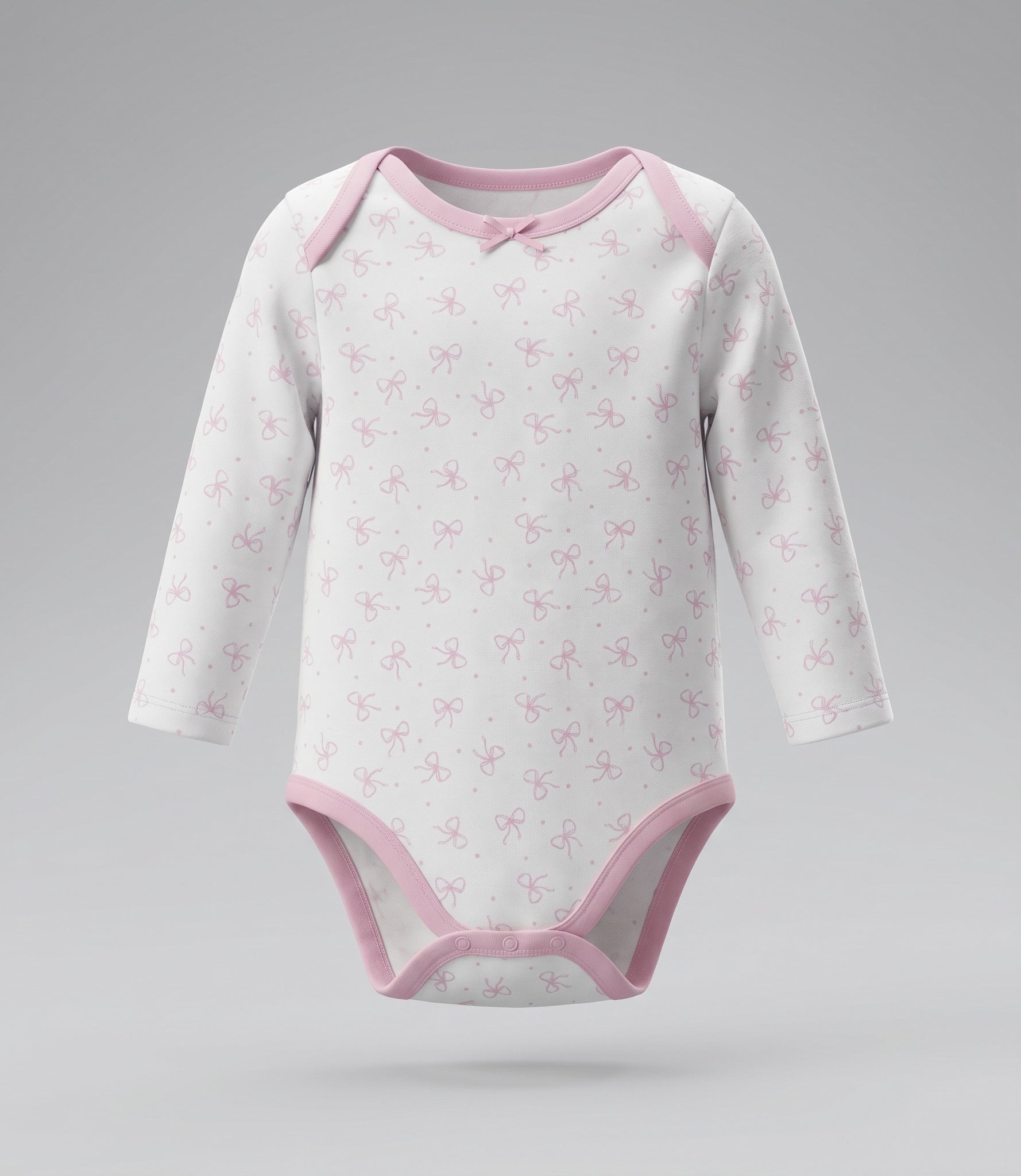 Pack body recién nacida 3 unidades 0 meses / Rosado