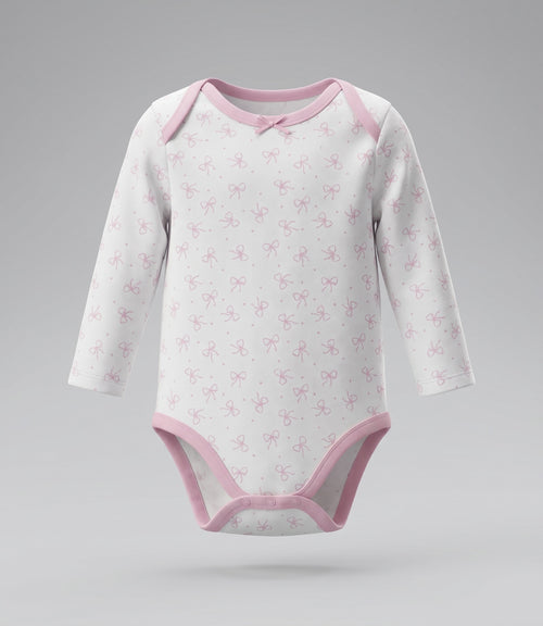 Pack body recién nacida 3 unidades 0 meses / Rosado