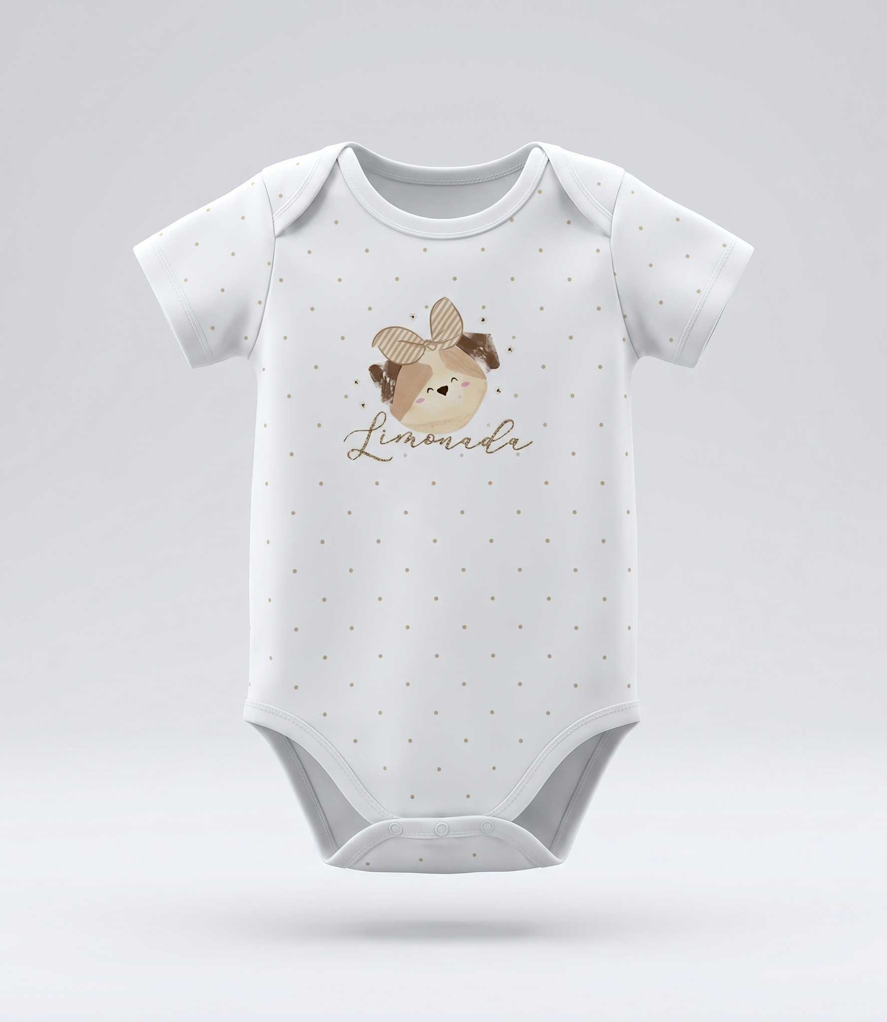 Pack body recién nacida 3 unidades 0 meses / Beige