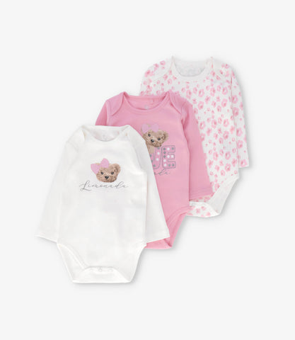 Pack body recién nacida 3 unidades