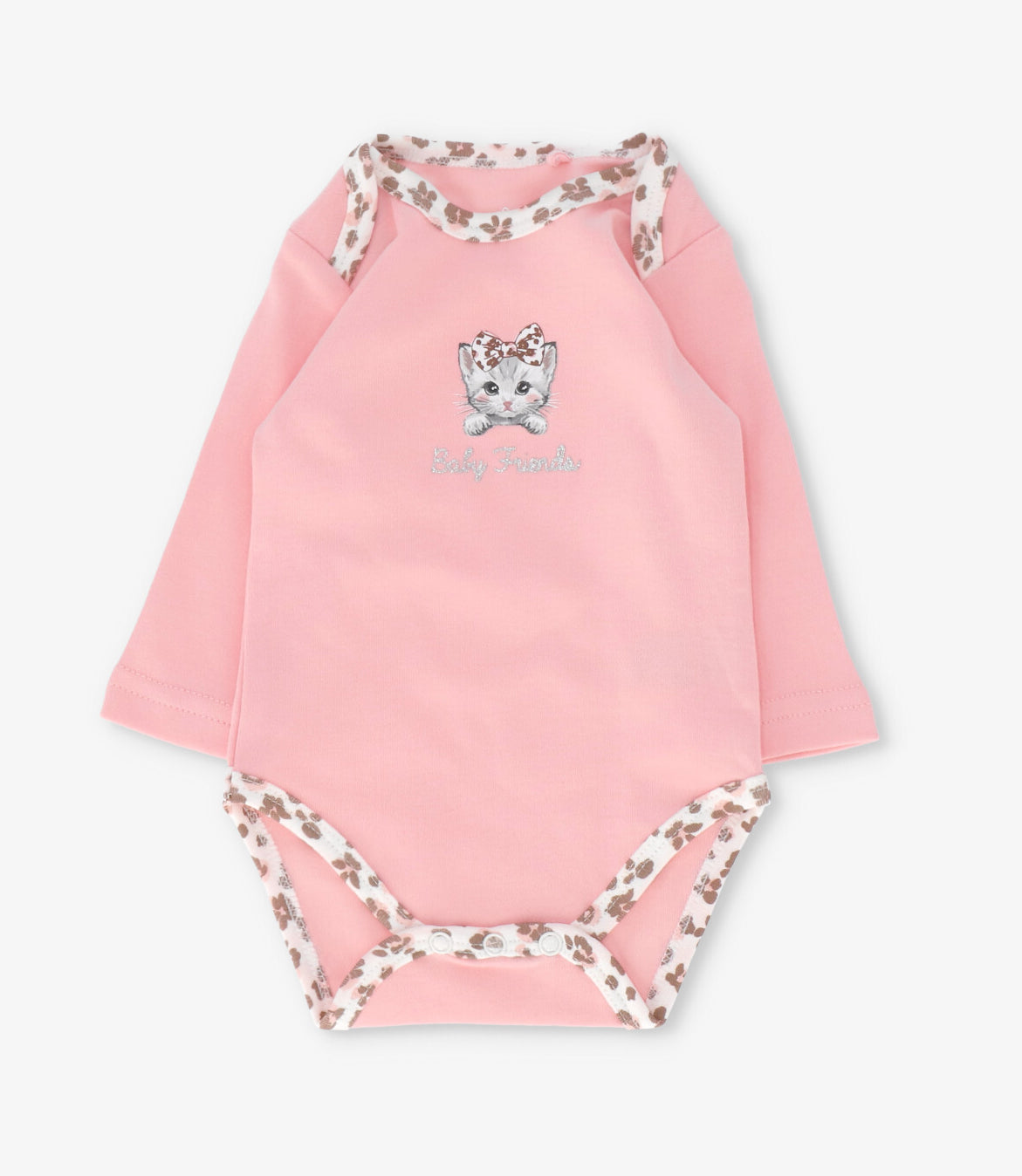 Pack body recien nacida 3 unidades 0 meses / Rosado