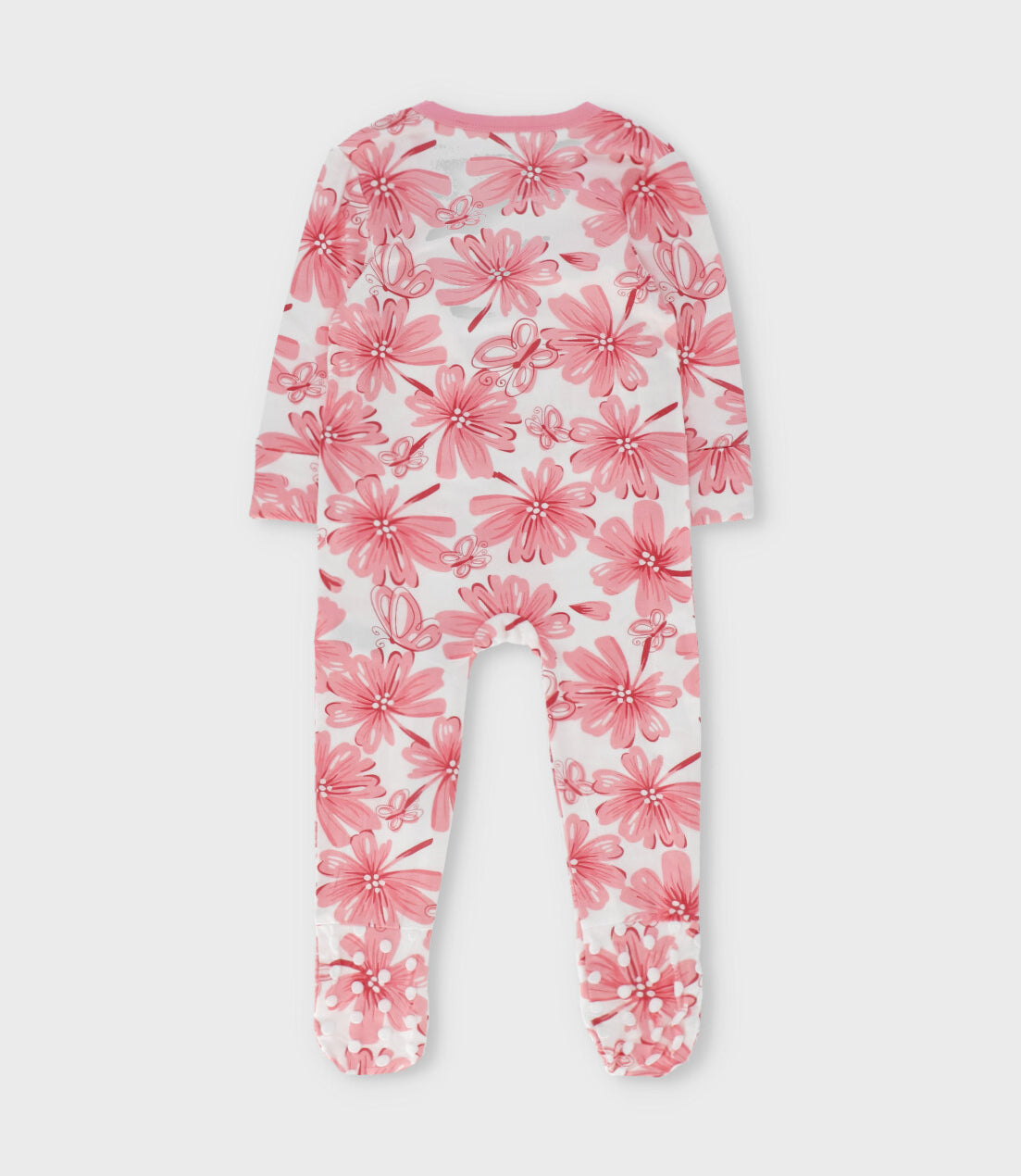 Pijama recién nacida floreado