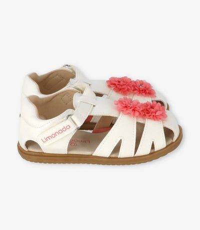 Sandalia niña con flores