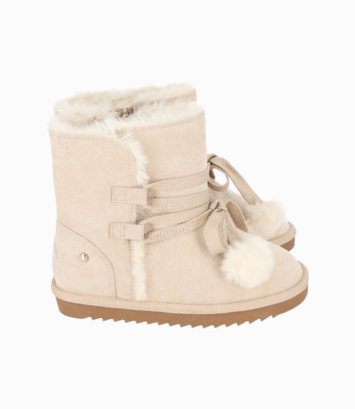 Bota Niña Con Pompón