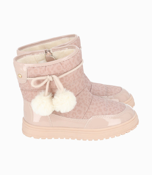 Bota niña animal print 27 / Beige