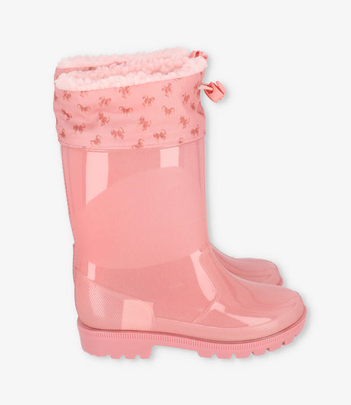 Bota niña de agua con luces 27 / Rosado