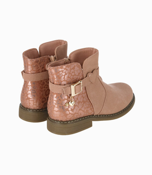 Botín niña animal print