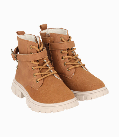 Botín niña estrella 27 / Café