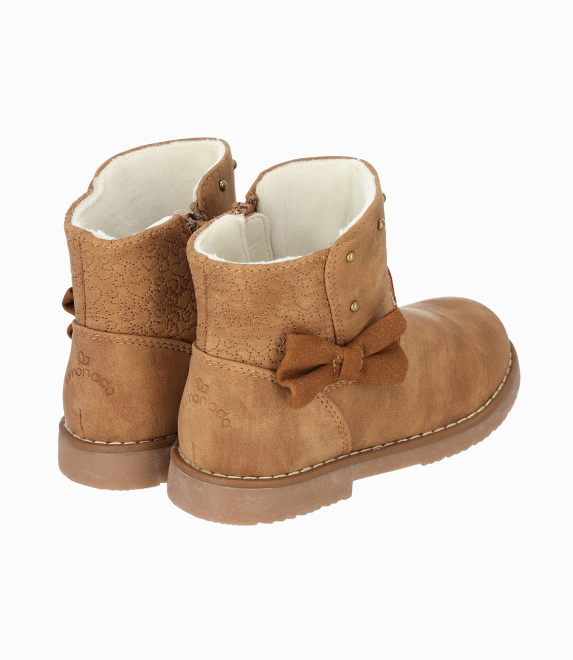 Botín niña con lazo 27 / Café