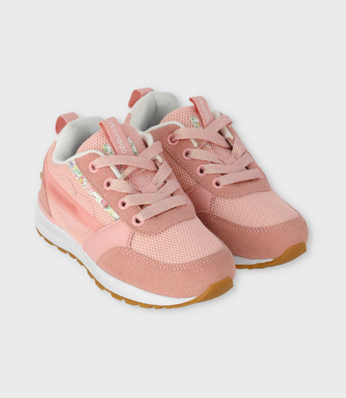 Zapatilla niña con luces 27 / Rosado