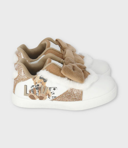 Zapatilla niña con luces 27 / Blanco