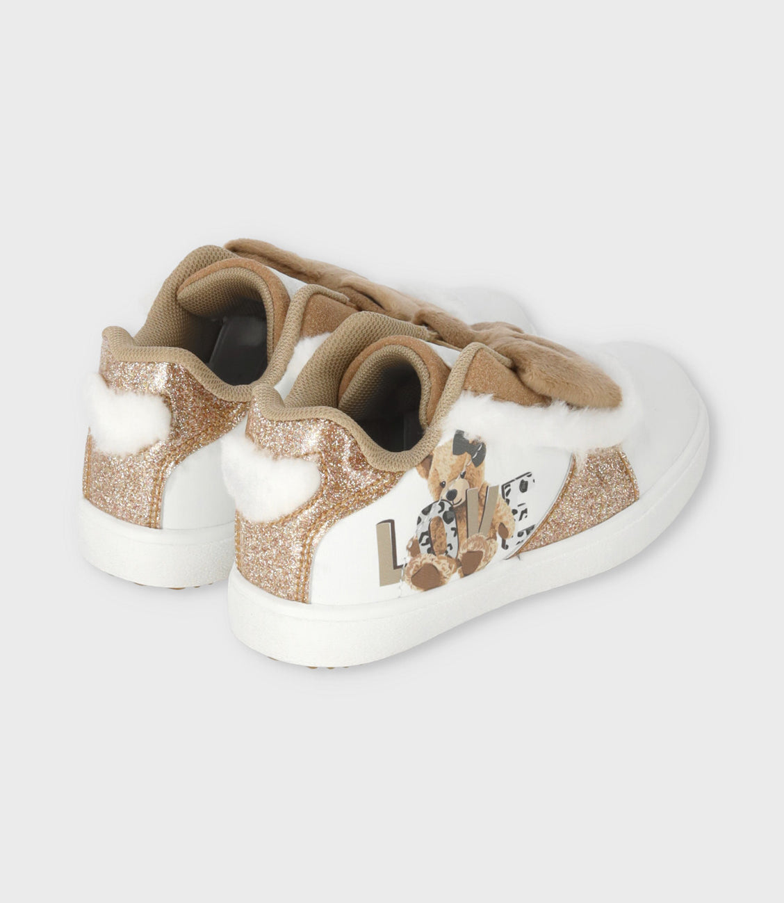 Zapatilla niña con luces 27 / Blanco
