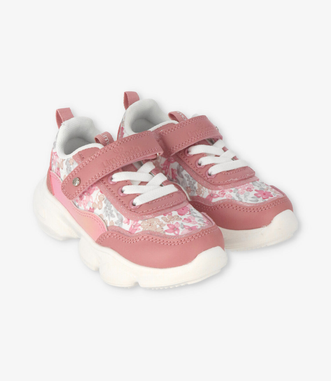 Zapatilla niña con flores