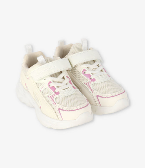 Zapatilla niña básica 27 / Crudo