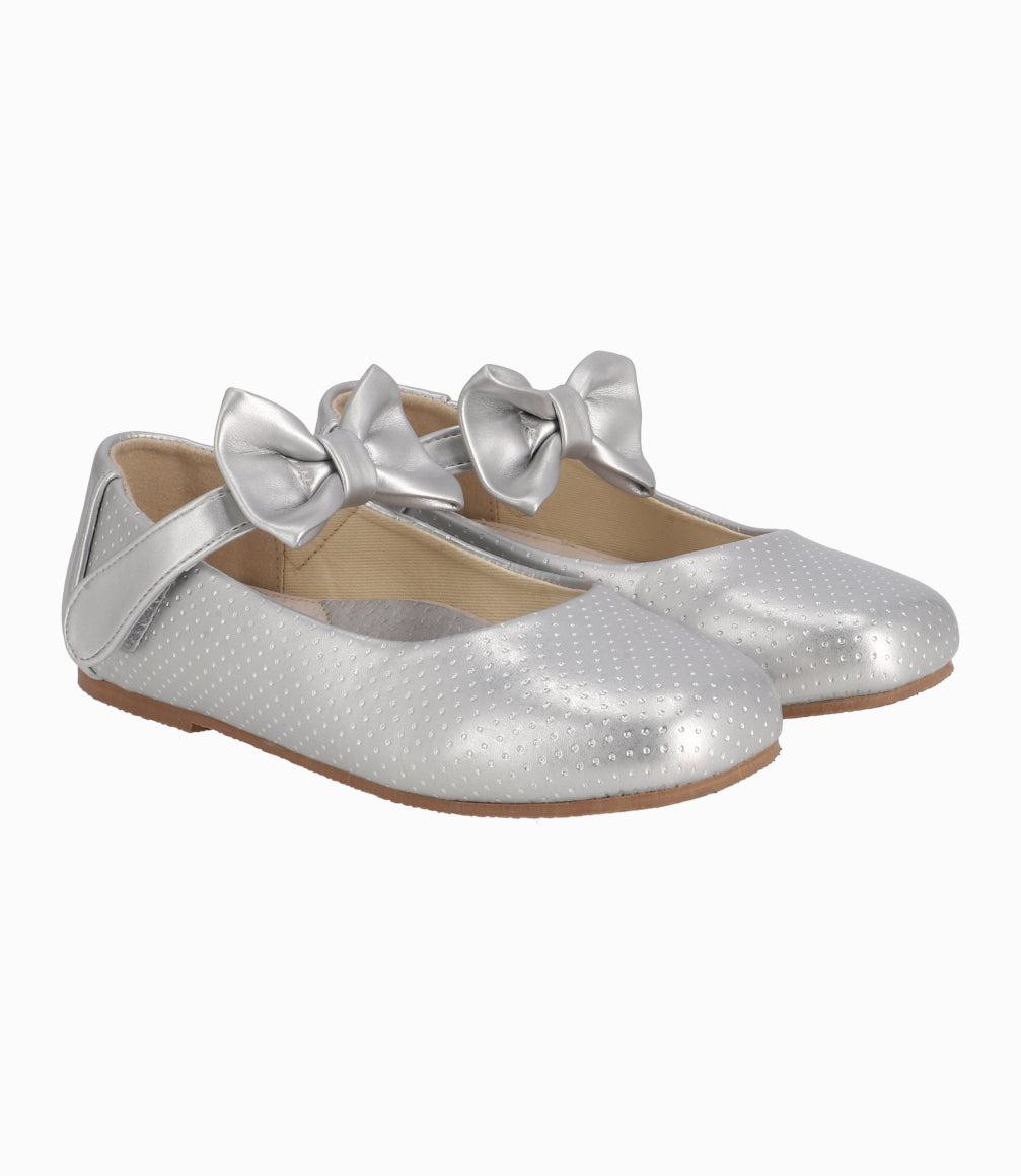 Bailarina Niña Con Lazo 27 / Plateado