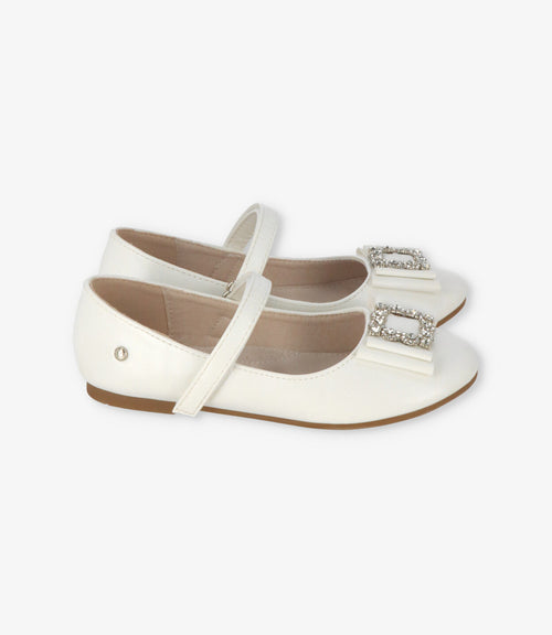 Bailarina niña con lazo 27 / Blanco