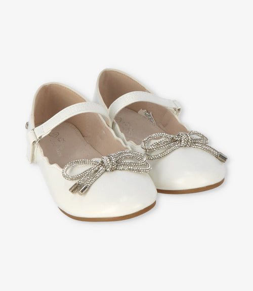 Bailarina niña con lazo 27 / Blanco