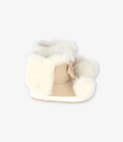 Bota recién nacida con lazo y sherpa