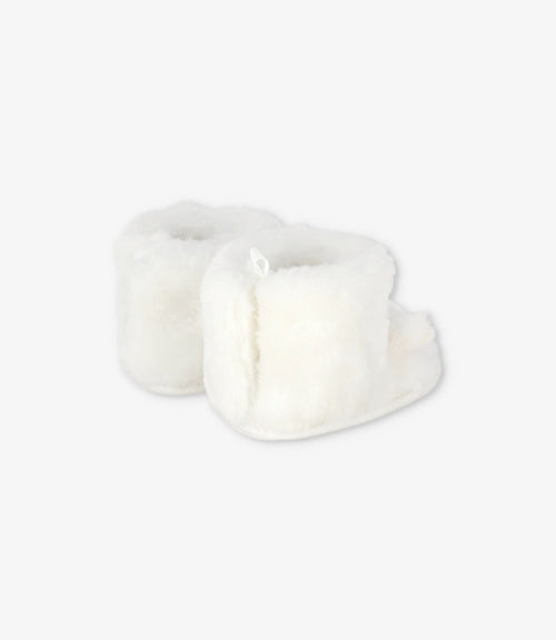 Bota recién nacida con conejo 15 / Crudo