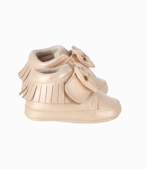 Botín Recién Nacida Con Flecos