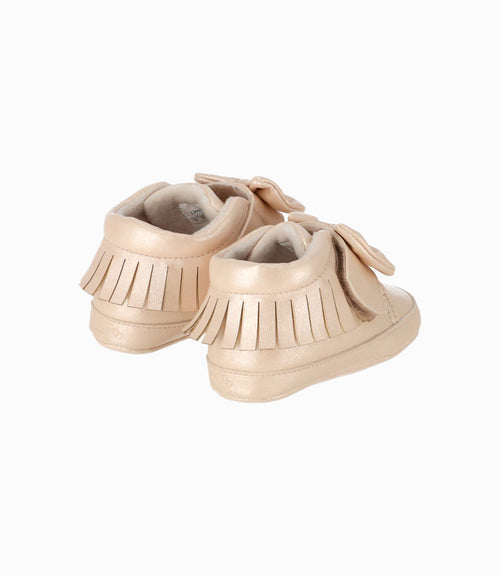 Botín Recién Nacida Con Flecos