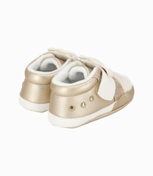 [NO PUBLICAR - FOTO EN REVISIÓN] Botín Recién Nacida Con Oso 15 / Rosado