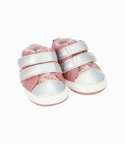 Botín recién nacida con perrito 15 / Rosado