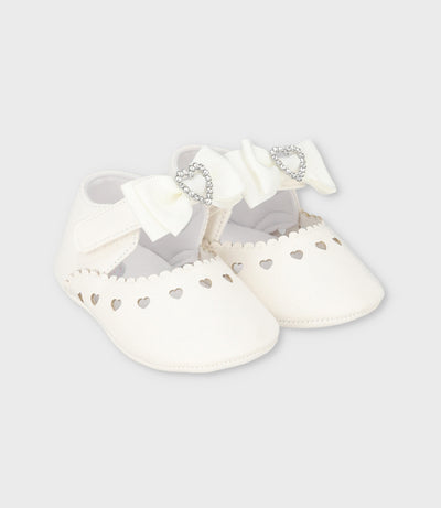 Bailarina recién nacida con flores 15 / Blanco