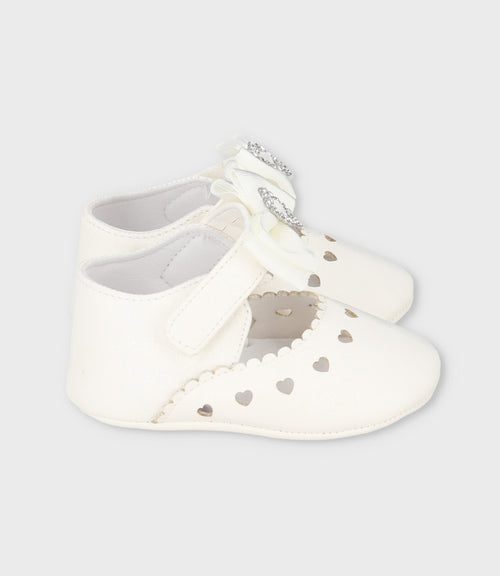 Bailarina recién nacida con flores 15 / Blanco