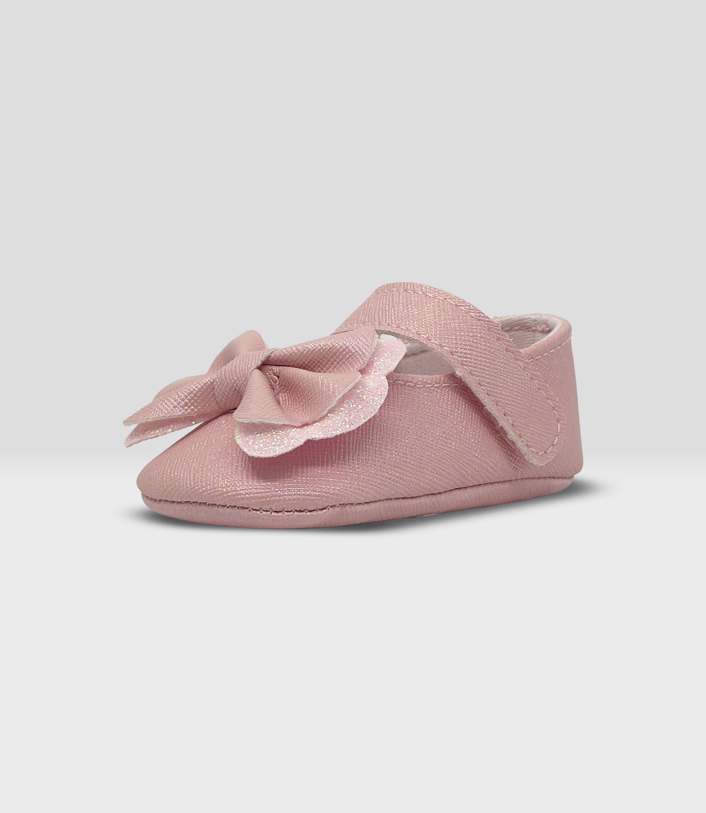 Bailarina recién nacida con lazo brillante 15 / Rosado