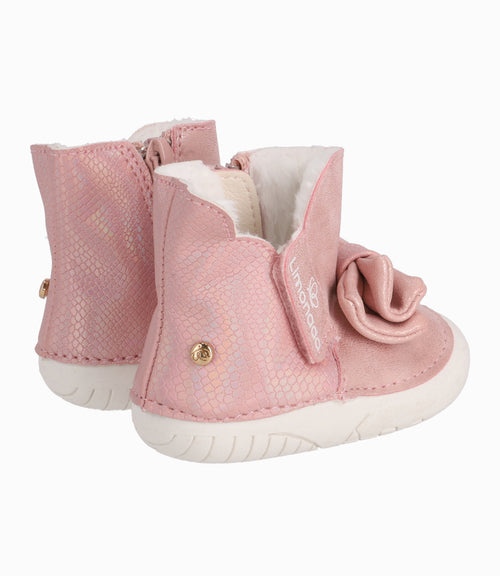 Bota Recién Nacida Con Chiporro Rosado 16 / Rosado