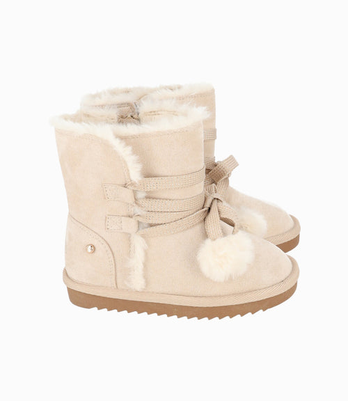 Bota Bebé Con Pompón