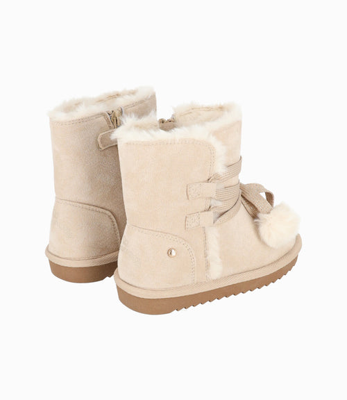 Bota Bebé Con Pompón