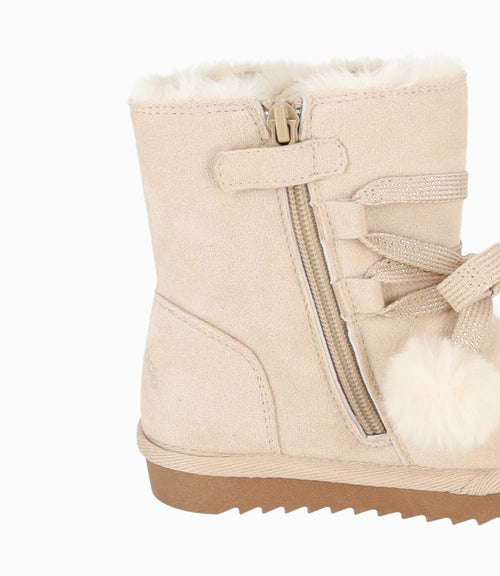 Bota Bebé Con Pompón