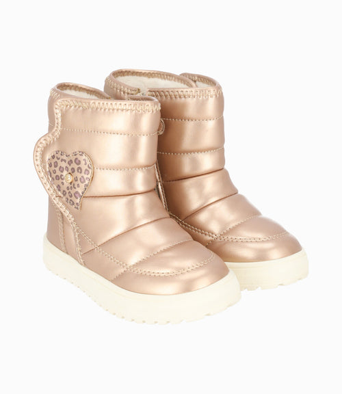 Bota bebé niña corazón 19 / Rosado