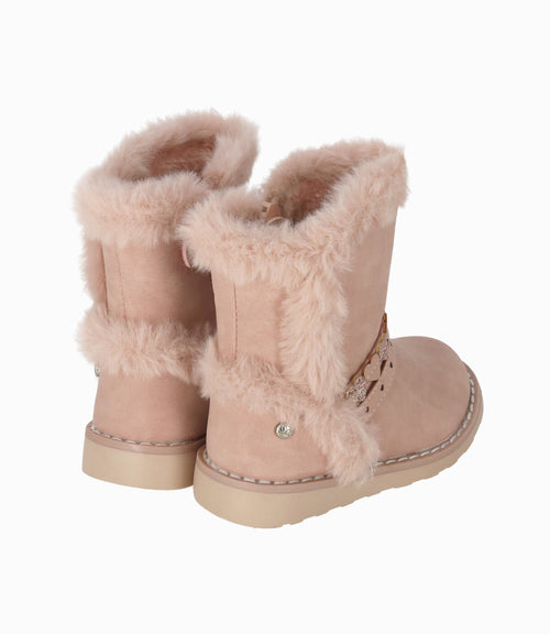 Bota bebé niña sherpa 17 / Rosado