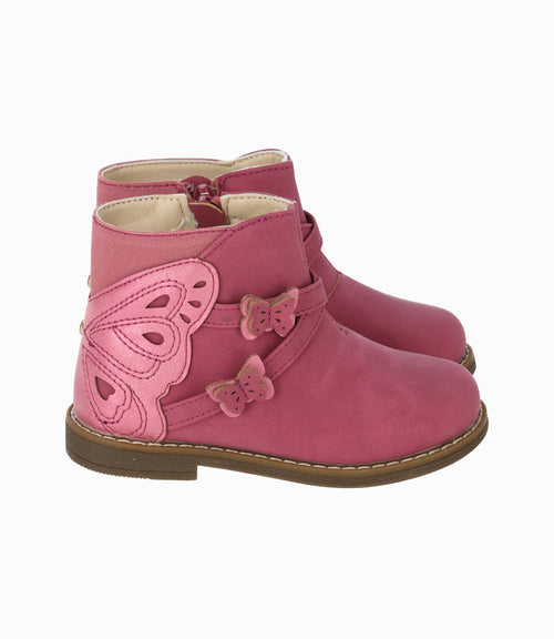 Botín bebé niña con mariposa